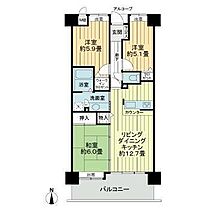 ライオンズマンション東一万 902 号室 ｜ 愛媛県松山市東一万町（賃貸マンション3LDK・9階・66.67㎡） その2