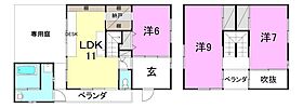 コテージ重光 2 号室 ｜ 愛媛県伊予郡砥部町伊予郡重光（賃貸一戸建3LDK・2階・86.00㎡） その2