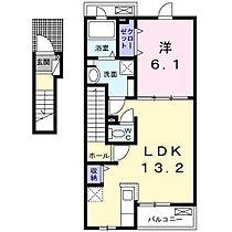 ソルフィオーレ　1 202 号室 ｜ 愛媛県伊予郡松前町伊予郡南黒田（賃貸アパート1LDK・2階・46.90㎡） その2