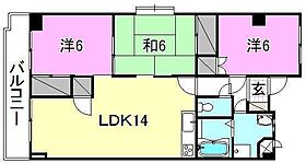 ビッグウエスト 301 号室 ｜ 愛媛県松山市森松町（賃貸マンション3LDK・3階・76.10㎡） その2