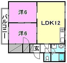 ラフレシア杉浦Ａ棟 A-202 号室 ｜ 愛媛県松山市土居田町（賃貸アパート2LDK・2階・50.66㎡） その2