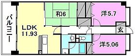 グランディア宮田 305 号室 ｜ 愛媛県松山市宮田町（賃貸マンション3LDK・3階・70.20㎡） その2