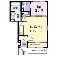 ティアモ・ローザ 103 号室 ｜ 愛媛県松山市高岡町（賃貸アパート1LDK・1階・37.93㎡） その2