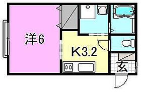 椿荘 103 号室 ｜ 愛媛県松山市中西外（賃貸アパート1K・1階・23.18㎡） その2