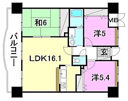間取図画像 3LDK