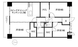 間取図画像 3LDK