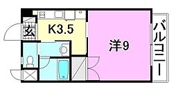 間取図画像 1K