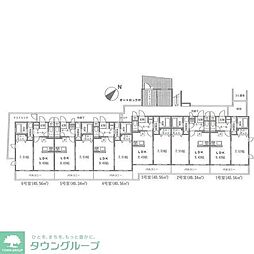 グランドール青葉 4階1LDKの間取り