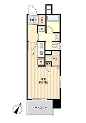 グラディート町田 ワンルームの間取図画像