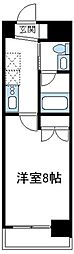 プライムアーバン新百合ケ丘 1Kの間取図画像