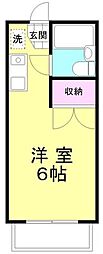 ホビーライフ藤が丘 1Kの間取図画像
