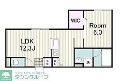 La Pause I 1LDKの間取図画像