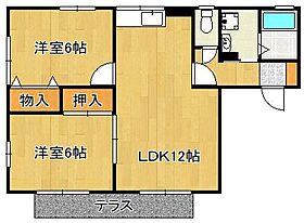 カメリア徳力  ｜ 福岡県北九州市小倉南区徳力新町1丁目（賃貸アパート2LDK・1階・53.00㎡） その2