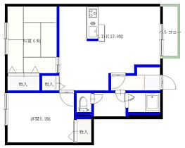 ロジュマン・エル  ｜ 福岡県北九州市小倉南区南方2丁目（賃貸アパート2LDK・1階・58.58㎡） その2