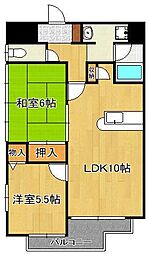 ケイジュカンI 6階/-