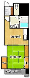 第3泰平ビル 1DKの間取図画像