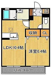 アクシア南若園 2階/-