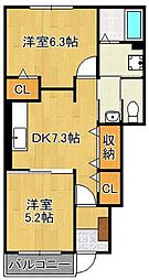 グランディールII番館 1階