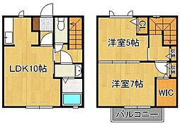 ヴィアソーレ 2LDKの間取図画像