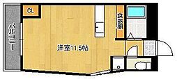 SSIビル ワンルームの間取図画像