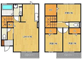 D-ROOM守恒 B棟  ｜ 福岡県北九州市小倉南区守恒4丁目（賃貸アパート3LDK・1階・78.51㎡） その2