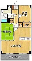 ニューガイア高野  ｜ 福岡県北九州市小倉南区高野4丁目（賃貸マンション2LDK・3階・64.27㎡） その2