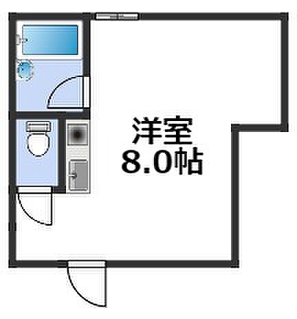 レジデンス堀江 ｜大阪府大阪市西区南堀江4丁目(賃貸マンション1R・2階・18.00㎡)の写真 その2