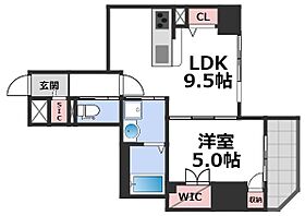 Ｌａ　ＣＡＳＡ　上汐  ｜ 大阪府大阪市天王寺区上汐4丁目（賃貸マンション1LDK・3階・37.41㎡） その2