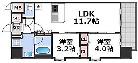 スプランディッド新大阪VII  ｜ 大阪府大阪市淀川区木川東4丁目（賃貸マンション2LDK・10階・45.57㎡） その2