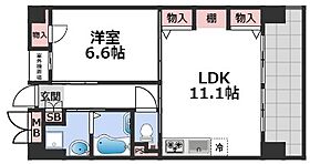 ピュアファースト花園  ｜ 大阪府大阪市西成区鶴見橋1丁目（賃貸マンション1LDK・11階・45.22㎡） その2