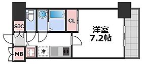 アドバンス大阪城ベレッツァ  ｜ 大阪府大阪市中央区北新町（賃貸マンション1K・11階・24.31㎡） その2