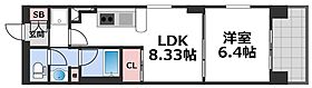 コンソラーレ上町台II  ｜ 大阪府大阪市天王寺区上汐3丁目（賃貸マンション1LDK・9階・34.95㎡） その2