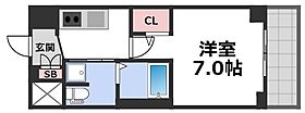 ラシーヌ天王寺町南  ｜ 大阪府大阪市阿倍野区天王寺町南2丁目（賃貸マンション1K・2階・22.11㎡） その2