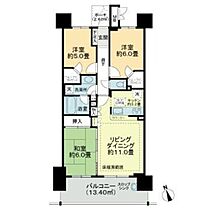 エンゼルブレッサ大森南3 502 ｜ 東京都大田区大森南3丁目（賃貸マンション3LDK・5階・70.06㎡） その2