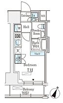 ベルファース大井町グランデ  ｜ 東京都品川区大井4丁目（賃貸マンション1R・2階・19.58㎡） その2