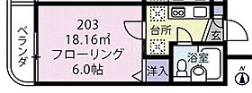 ジュネス自由通り  ｜ 東京都目黒区中根1丁目21-12（賃貸マンション1K・2階・18.16㎡） その2