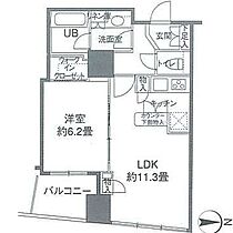 カスタリアタワー品川シーサイド  ｜ 東京都品川区東品川4丁目（賃貸マンション1LDK・5階・44.05㎡） その2