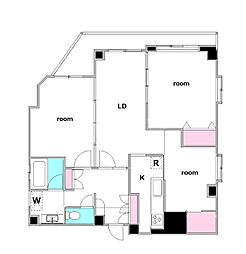 クレメンシア 3LDKの間取図画像
