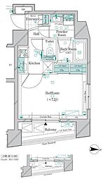 GALICIAOMORIEast 1Kの間取図画像
