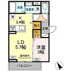物件の間取り