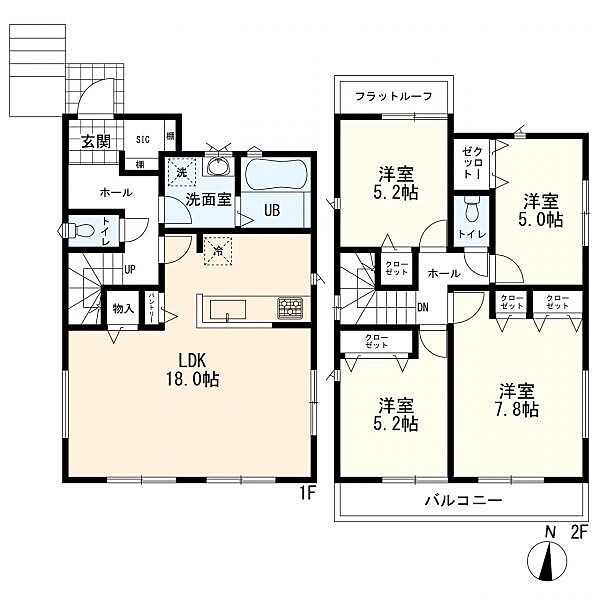 間取りを拡大表示