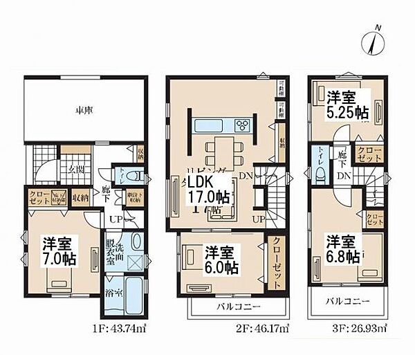 間取りを拡大表示