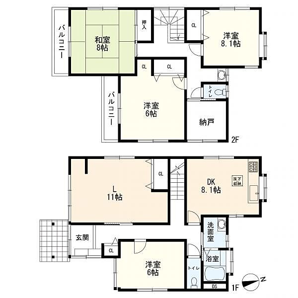 間取りを拡大表示