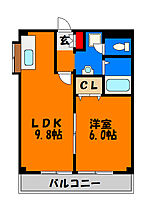 ファーレ秋元 303 ｜ 千葉県千葉市中央区寒川町1丁目104-1（賃貸アパート1LDK・1階・36.86㎡） その2