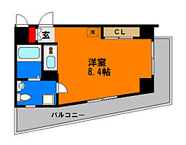 リエス千葉新宿 401 ｜ 千葉県千葉市中央区新宿1丁目16-1（賃貸マンション1R・4階・21.48㎡） その2