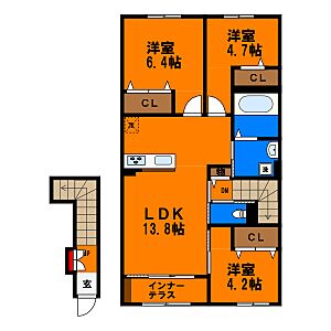 間取り：ネット無料☆