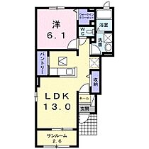 佐賀県唐津市原（賃貸アパート1LDK・1階・50.09㎡） その2