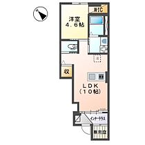 フォレスト離宮唐津  ｜ 佐賀県唐津市元石町（賃貸アパート1LDK・1階・36.56㎡） その2