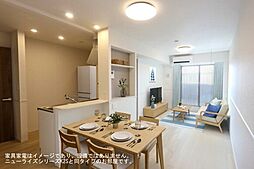 フレシール川東 2階2LDKのリビング/ダイニング