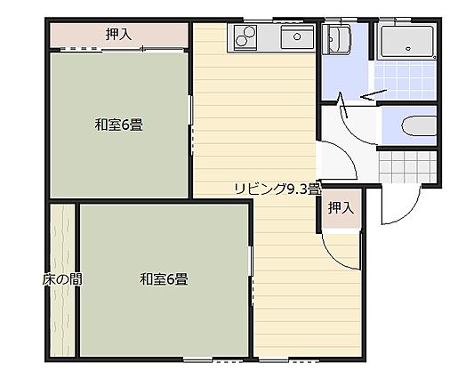 グリーンガーデンB_間取り_0